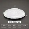 Louça de Mesa Imitação Porcelana Branca Hotel Restaurante Prato de Cozinha Prato para Fondue Prato Redondo Plástico Melamina Comercial