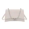 Bolsa de Ombro com Corrente da Moda, Novo Estilo, Versátil, Toque de Luxo, Adequada para o Trabalho, Transversal e Bolsa de Mão