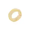 B3919 Pulsera de Resorte Ancha Geométrica Irregular Exagerada Moda Dopamina Personalidad Accesorio de Mano Facetado Acrílico