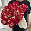 En stock Manta de Ramo de Claveles Manta Dulce de Flores Terminada Manta de Rosas Terminada Manta de Ramo de Regalo