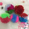 Suministros del Fabricante Bolas de Lana de Color Mixto de 7 cm para Accesorios de Ropa de Niña, Bolas de Lana Baby's Breath, Lana de Poliéster al por Mayor