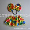 Carnaval Halloween Puntos Mickey Diadema Pinza para el Cabello Falda Minnie Traje de Princesa Vestido de Fiesta de Baile Infantil