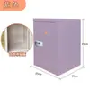 Armário Pequeno de Metal para Uso Doméstico, Armário com Senha para Quarto, Armário de Arquivos, Armário Pequeno de Metal para Mesa de Estudante, Armário para Dormitório de Meninas, Armário de Armazenamento