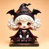 Adornos de Madera de Halloween Estilo Europeo y Americano, Decoraciones de Atmósfera Festiva, Adornos de Escritorio, Regalos Preferidos y Adornos Artesanales