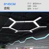 Lámpara de Araña de Tira en Forma de Y Oficina Gimnasio Sala de Juegos Supermercado Tienda Estilo Comercial Industrial Iluminación Estilo Industrial