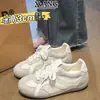 Tênis de Treino Alemão Estilo Ballet com Cadarço para Mulheres, Malha Fina Respirável de Verão, Sola Macia, Tênis Esportivo Casual, Tênis Forrest Gump
