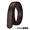 Correa de Cuero de Vaca de Dos Capas para Mujer con Hebilla Automática Se Vende por Separado Sin Hebillas Ancho 2.3 2.4 2.5cm Cinturón