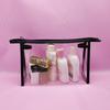 Bolsa Cosmética Simples Transparente de TPU Bolsa de Armazenamento Portátil para Viagem de Negócios Artigos de Higiene Domésticos Bolsa Impermeável Grande Capacidade