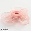 Material de floristería Flor floral Ramo de flores Material de embalaje Pastel Lazo 4cm Hilo de cola de pescado liso Hilo ondulado Cinta