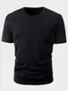 Camiseta europea para hombre de talla transfronteriza, tejido de punto birdseye liso, poliéster, cuello redondo, manga corta, se puede imprimir al por mayor y enviar en nombre de los clientes