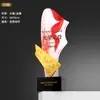 Enfeites de Troféu para Aposentadoria e Serviço Militar, Presentes para Companheiros, Veteranos Militares, Itens Comemorativos, Prêmios de Honra, Presentes para o Dia do Exército, Cristal