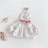 Conjunto de Jaqueta com Capuz e Calça Legging Estilo Coreano Estampa de Desenho Animado Outono Dianxi para Bebês Meninas
