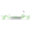 Para base de carregamento de capacete VR Meta Quest 3S Quest2/Quest3 assento luminoso universal para carregar