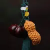 Caqui, Amendoim, Jacarandá, Pingente de Escultura em Madeira de Sândalo, Acessório para Pendurar no Carro, Acessório, Ornamento de Mão, Presente de Madeira