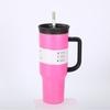 Nova Caneca Térmica de Aparência Sofisticada para Homens e Mulheres, Copo de Aço Inoxidável 304 para Uso Externo com Alça, Copo de Carro de 40oz que Mantém o Frio