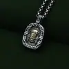 Pingente de Elefante Prata de Lei 925 Marca Zakilam Colar Seiko Colar de Prata Retrô Masculino Personalizado Atacado