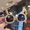 Nuevas gafas de sol polarizadas con forma de dibujos animados para niños, gafas de sol de silicona con diseño de conejito para fotos de hombres y mujeres, gafas de sol a prueba de rayos UV