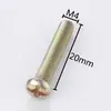 Tornillo de Panel de Interruptor con Mango de Color Chapado Endurecido Tornillo de Panel Tornillo Phillips Cabeza Redonda Tornillo para Muebles M4