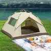 Barraca Automática de Abertura Rápida Pronta de Fábrica para Uso Externo, Acampamento e Piquenique, à Prova de Chuva e Sol, Portátil, de Montagem Rápida e Impermeável