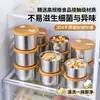 ¡Wow, estos contenedores para congelador de acero inoxidable 304, antibacterianos con iones de plata y herméticos son perfectos para porcionar alimentos congelados, almacenar ingredientes en el refrigerador y organizar tu cocina - son apilables y ahorran espacio!