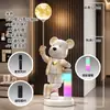 Altavoz de Karaoke Oso Violento de Lujo Ligero Decoración para Sala de Estar Mueble de TV Grande de Pie Regalo para Mudanza Regalo de Inauguración
