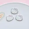 Chaveiro de Gato em Acrílico Desenho Animado Fofo Decoração de Bolsa Sapato Crocs Acessório DIY Materiais para Acessório de Cabelo