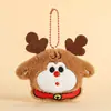Lindos Colgantes Pequeños de Peluche Serie Navideña Pequeños Regalos Navideños Colgantes para Mochila Colgantes para Llavero Llaveros