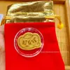 Pegatina Pura de Oro 999 para Teléfono para Atraer Riqueza y Buena Fortuna, La Princesa Te Desea Hacerte Rico, Pegatina de Teléfono de Regalo de Fábrica de Origen