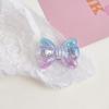 Chen Ming arco degradado acrílico agujero recto cuentas de colores colgante DIY hecho a mano accesorios para cuerda de pelo