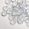 Nuevos Accesorios para Uñas Anillo de Ángel de 14-20 mm Retro Uña Diamante Cristal Vidrio Estilo Japonés Transparente Siete Colores