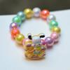 Novas Joias Infantis Pulseiras Coloridas Doce e Fofa Gato de Desenho Animado Pulseira Infantil Fabricante de Joias Atacado