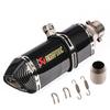 El tubo de escape universal de 38-51 mm es adecuado para la modificación transfronteriza del tubo de escape de motocicletas Yamaha Kawasaki en eBay y Amazon.