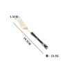 Amazon Transfronterizo Acero Inoxidable Imitación Mango de Madera Cuchillo Pequeño de Cintura de Hombre, Tenedor y Cuchara Juego de Vajilla Occidental de Cuatro Piezas para Boda
