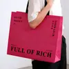 Saco de Presente Não Tecido Feliz Ano Novo Saco de Embalagem Espesso Grande Festival da Primavera Saco de Compras Festivo Vermelho Personalizado