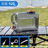 Nuevo Cubo de Agua Gris para Exteriores del Fabricante, Cubo de Agua Pura Portátil de Múltiples Especificaciones, Cubo de Agua para Camping al Aire Libre y Vehículos