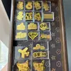 Adesivos de Folha de Ouro Puro 999 para Celulares, Adesivos de Geladeira, Embalagem de Logotipo Corporativo, Material, Design Personalizado