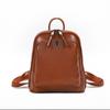 Mochila para mujer bolso de mano para mujer piel genuina bolso de mano para mujer retro europeo y americano piel de vaca mochila multifuncional estilo académico mochila escolar al por mayor