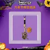 Pingente Caveira de Halloween Transfronteiriço Fantasma de Terror Bolsa de Abóbora Chaveiro de Metal Pingente Evento Pequeno Presente