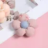 Pasador de tela de flor dulce de cinco pétalos estilo coreano, accesorio floral relleno de algodón, broche, accesorio para bolso, pasador, accesorio para joyería DIY