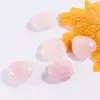 Venta al por mayor del fabricante Adornos de Corazón de Melocotón No Porosos de 25 mm Se Pueden Perforar Regalos del Día de San Valentín Piezas con Mango de Corazón Joyería con Forma de Corazón