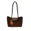 Bolso grande de estampado de leopardo para mujer, nueva colección otoño/invierno 2026, diseño retro y minimalista, versátil bolso de hombro y tote para el trabajo