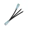 Capa de nylon de um para dois plugue 250 linha de mola linha de conexão do controlador de iluminação para casa inteligente terminal de mola plugue 6.3