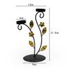 Novo Castiçal de Flor da Amazon Simples e Versátil Decoração de Mesa Artesanato em Ferro Ornamentos Fabricante Atacado