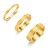 Anillos Frosted de Acero Inoxidable Nuevos Transfronterizos, Joyería de Moda Simple y a la Moda Estilo Ins, Anillos de Pareja