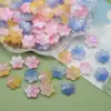 Acessórios Estéreo Flor Pequena Flor de Cerejeira Esmaltada 10mm Grampo de Cabelo Infantil Grampo de Cabelo DIY Acessórios de Joias com Contas da Dinastia Han