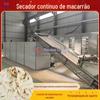 Secador contínuo de folhas linha de produção de secagem de folhas de macarrão grande superfície de concha de borboleta equipamento de secagem de superfície
