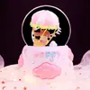 Bola de Cristal Musical con Nieve y Luz Estilo Ins Soñador Nube Flotante Canción de Amor, Exquisito Regalo para Niñas, Dropshipping
