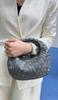 Bolsas de Bolinho Europeias e Americanas da Moda, Bolsas Croissant Trançadas à Mão com Nó, Bolsas de Mão de Luxo, Bolsas de Jantar, Nuvens