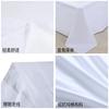 Ropa de cama de hotel de 60 hilos, satén blanco, algodón, B&B, funda de edredón, sábanas, juego de cuatro piezas al por mayor para hotel
