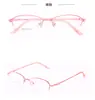 Novos Óculos de Grau Femininos para Negócios Armação Meio Aro Escovada Elegantes Versáteis Disponíveis para Atacado e Atacado de Lotes Mistos